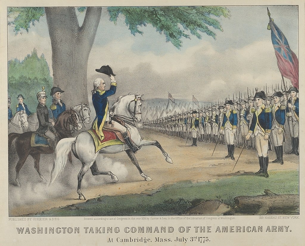 The continental army gets organized