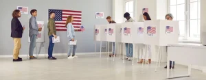 Voting booths