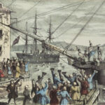 Scene of the Boston Tea Party